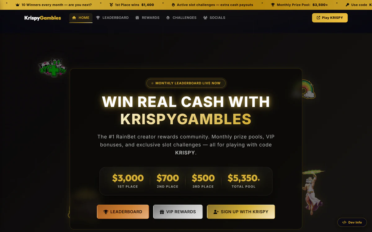 KrispyGambles screenshot
