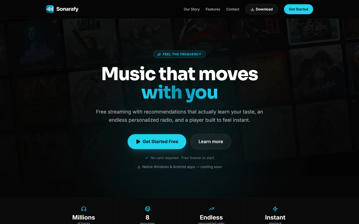 Sonarafy screenshot